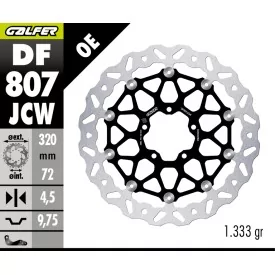 Dischi Freno Galfer DF807JCW