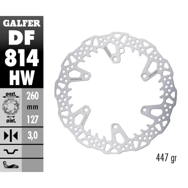 Dischi Freno Galfer DF814HW