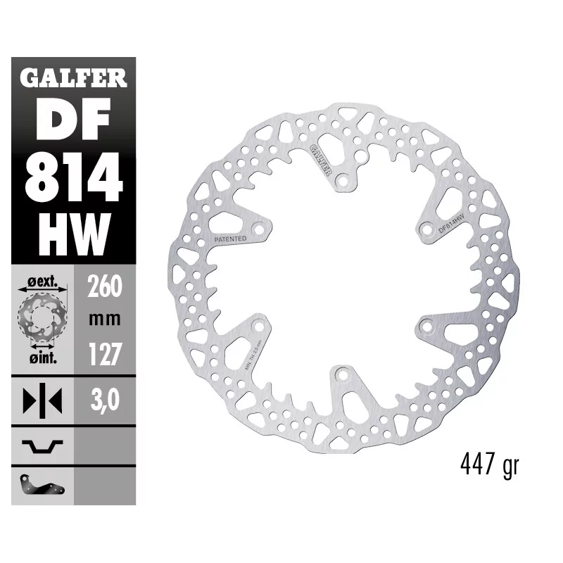 Discos de Freno Galfer DF814HW