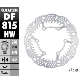 Disques de Frein Sport Galfer DF815HW