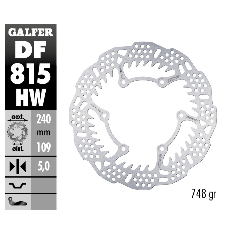 Dischi Freno Galfer DF815HW Dischi Freno Galfer DF815HW
