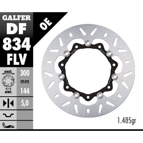 Brake Discs Galfer DF834FLV