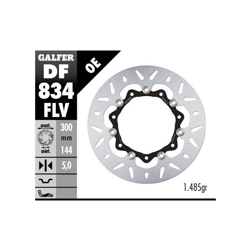 Sport Bremsscheiben Galfer DF834FLV Sport Bremsscheiben Galfer DF834FLV