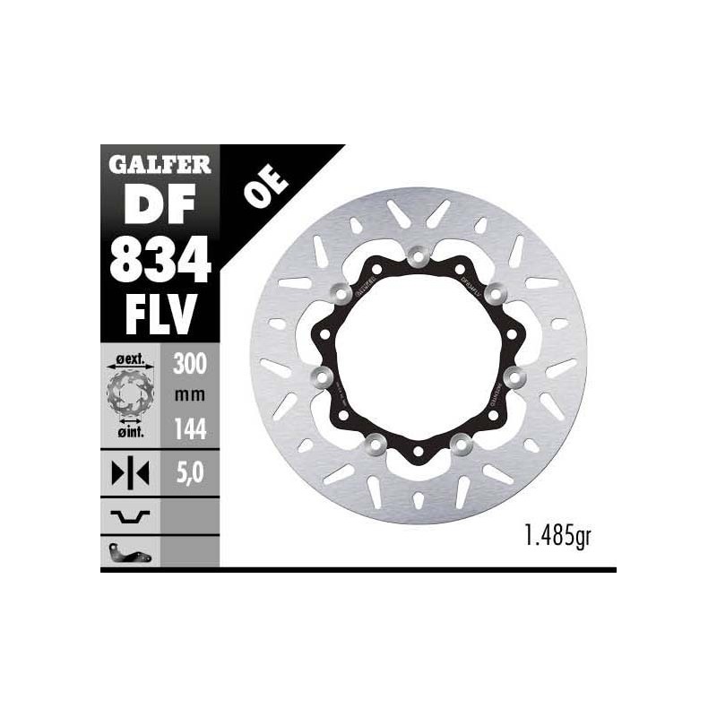 Disques de Frein Sport Galfer DF834FLV Disques de Frein Sport Galfer DF834FLV