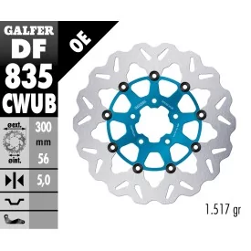 Discos de Freno Galfer DF835CWUB