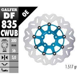 Disques de Frein Sport Galfer DF835CWUB