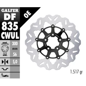 Discos de Freno Galfer DF835CWUL