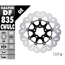 Sport Bremsscheiben Galfer DF835CWULC