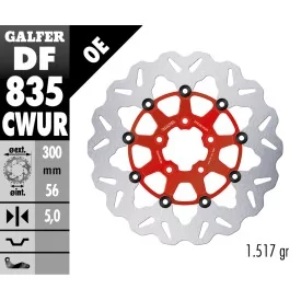 Dischi Freno Galfer DF835CWUR