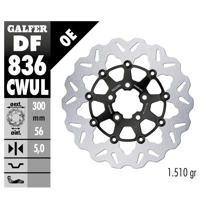 Dischi Freno Galfer DF836CWUL Dischi Freno Galfer DF836CWUL