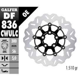Brake Discs Galfer DF836CWULC