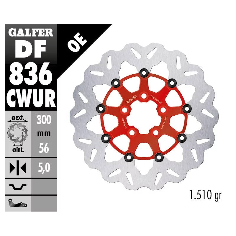Sport Bremsscheiben Galfer DF836CWUR Sport Bremsscheiben Galfer DF836CWUR