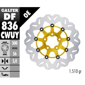 Discos de Freno Galfer DF836CWUY
