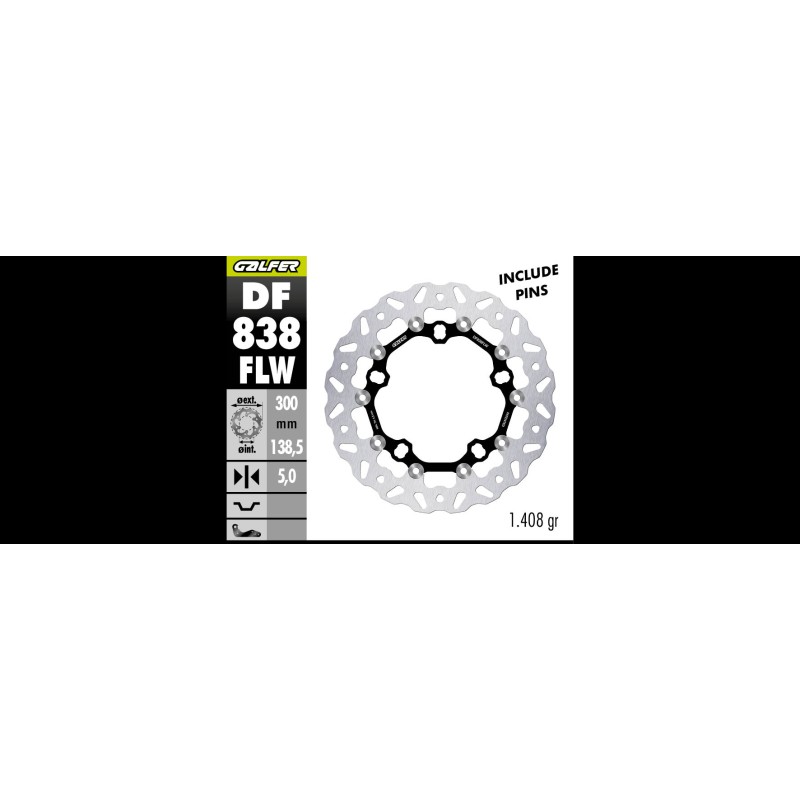 Brake Discs Galfer DF838FLW