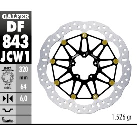 Dischi Freno Galfer DF843JCW1G03