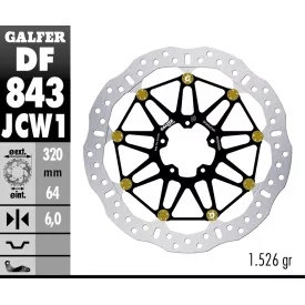 Disques de Frein Sport Galfer DF843JCW1G03