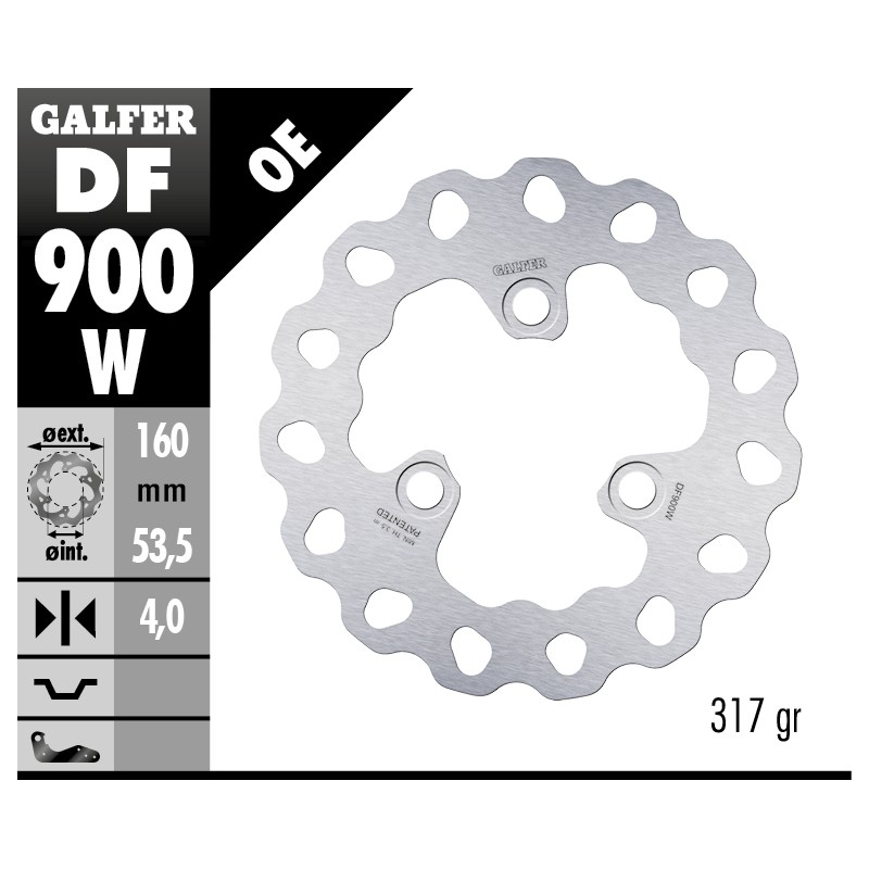 Discos de Freno Galfer DF900W Discos de Freno Galfer DF900W