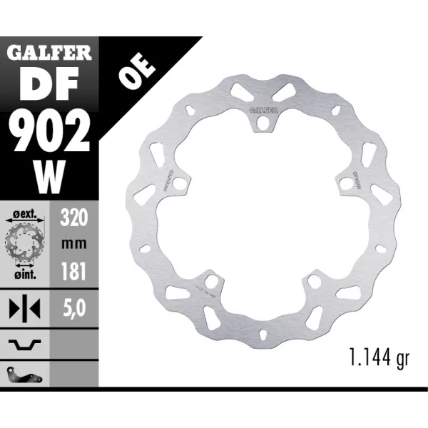 Brake Discs Galfer DF902W