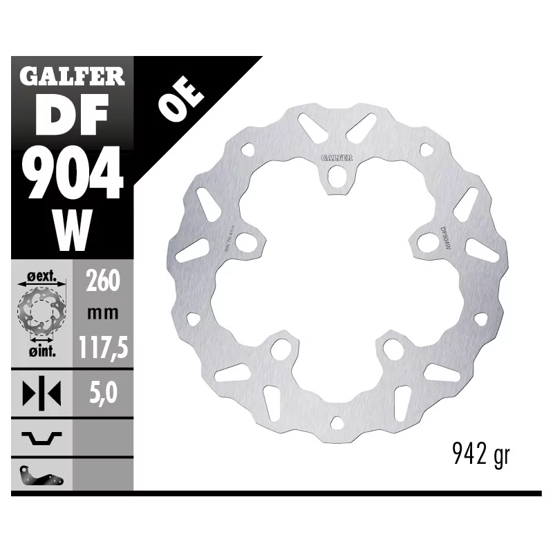 Disques de Frein Sport Galfer DF904W Disques de Frein Sport Galfer DF904W