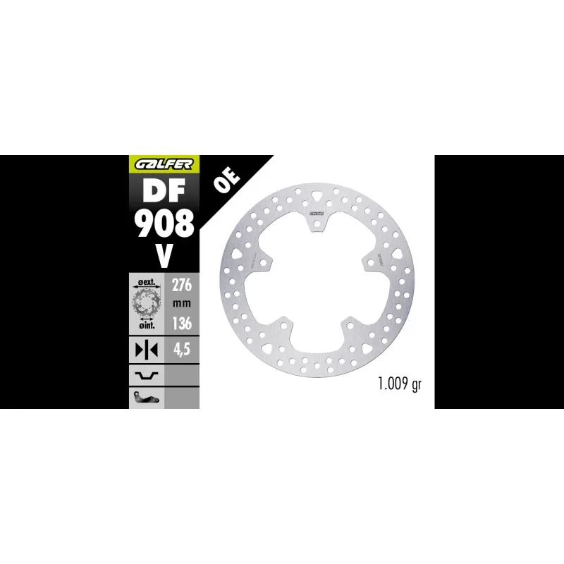 Discos de Freno Galfer DF908V
