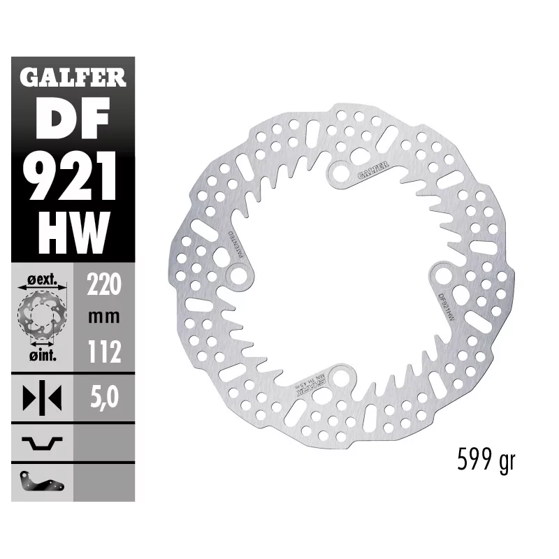 Brake Discs Galfer DF921HW Brake Discs Galfer DF921HW