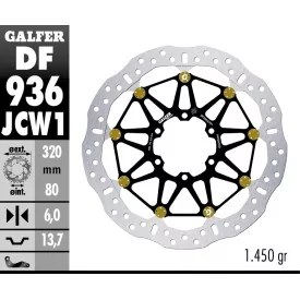 Sport Bremsscheiben Galfer DF936JCW1G03