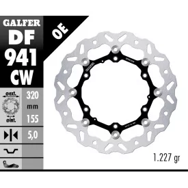 Discos de Freno Galfer DF941CW