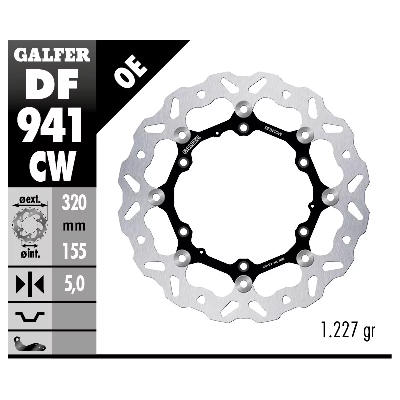 Discos de Freno Galfer DF941CW Discos de Freno Galfer DF941CW