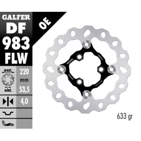Disques de Frein Sport Galfer DF983FLW