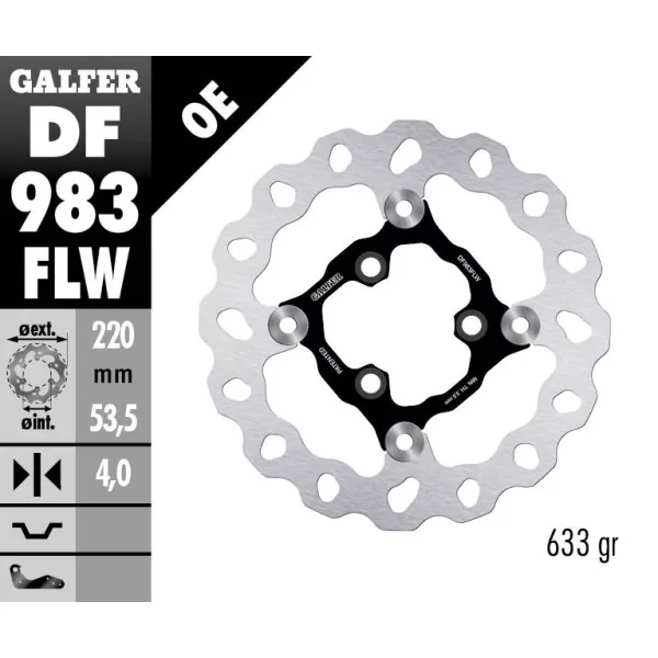 Dischi Freno Galfer DF983FLW