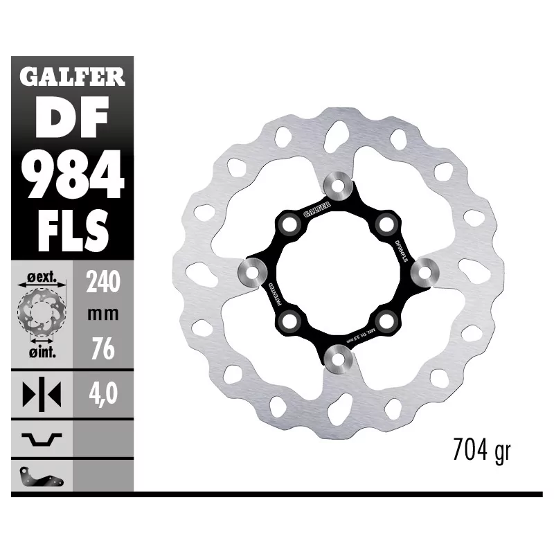 Disques de Frein Sport Galfer DF984FLS Disques de Frein Sport Galfer DF984FLS