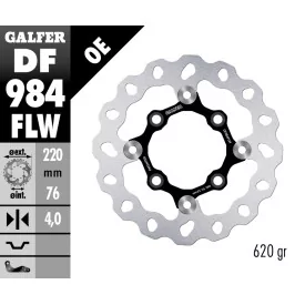 Sport Bremsscheiben Galfer DF984FLW