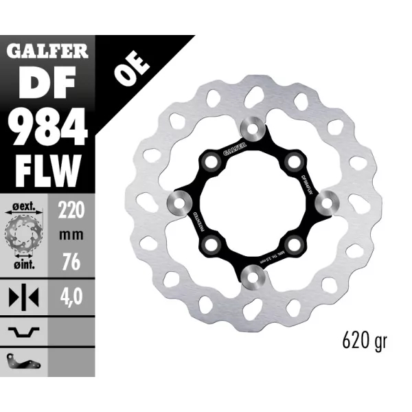 Dischi Freno Galfer DF984FLW
