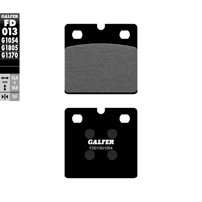 Bremsbeläge Galfer FD013G1054 Bremsbeläge Galfer FD013G1054