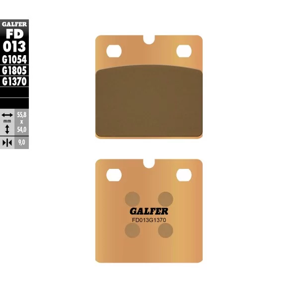 Pastillas de Freno Galfer FD013G1370