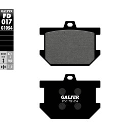 Pastiglie Freno Galfer FD017G1054
