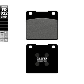Pastiglie Freno Galfer FD022G1054
