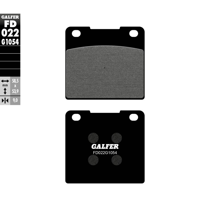 Plaquettes de Frein Galfer FD022G1054
