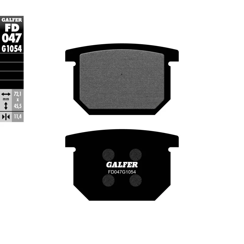 Pastillas de Freno Galfer FD047G1054 Pastillas de Freno Galfer FD047G1054