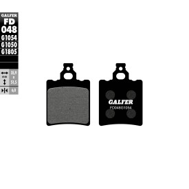 Pastiglie Freno Galfer FD048G1054
