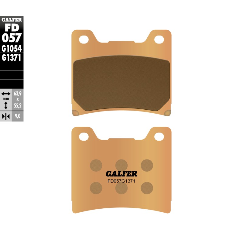 Brake Pads Galfer FD057G1371 Brake Pads Galfer FD057G1371