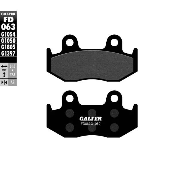 Pastillas de Freno Galfer FD063G1050