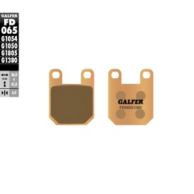 Plaquettes de Frein Galfer FD065G1380