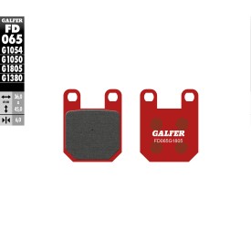 Plaquettes de Frein Galfer FD065G1805