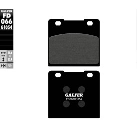 Plaquettes de Frein Galfer FD066G1054
