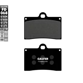 Pastiglie Freno Galfer FD068G1050