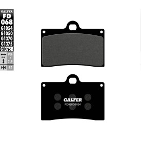 Bremsbeläge Galfer FD068G1054