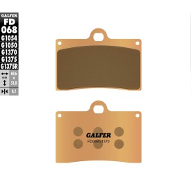 Bremsbeläge Galfer FD068G1370