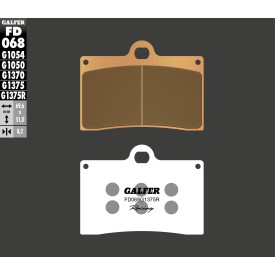 Plaquettes de Frein Galfer FD068G1375R