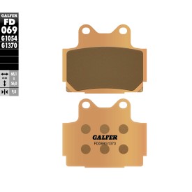 Plaquettes de Frein Galfer FD069G1370